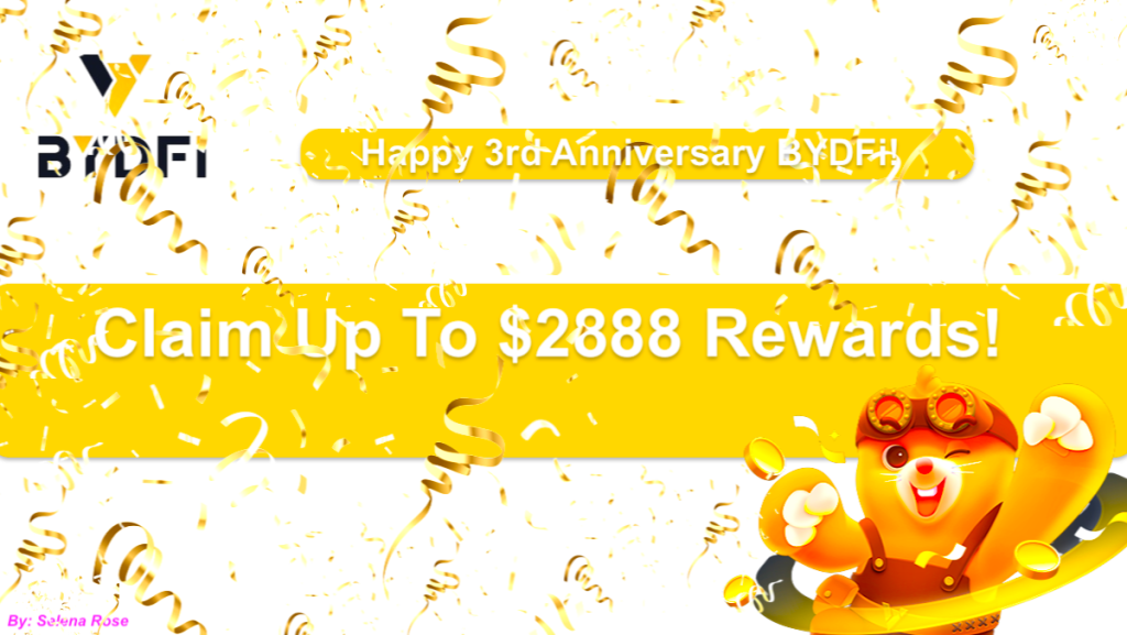 🌸Happy 3rd Anniversary BYDFi!🌸