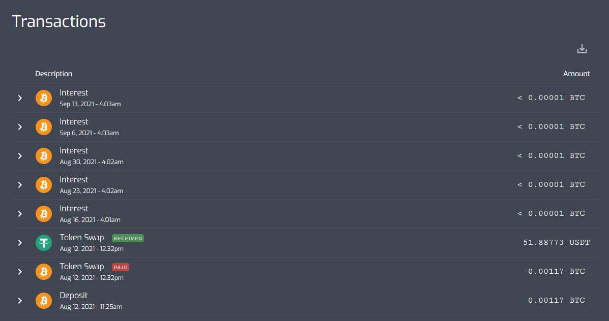 HODLN TXNS