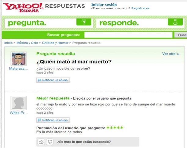 Pregunta sin sentido