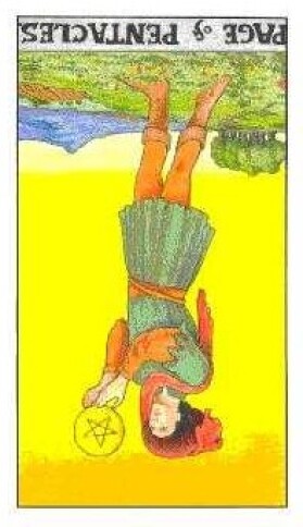 Page Of Pentacles Reversed