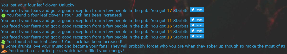 Event log