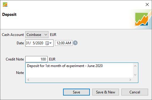 add deposit