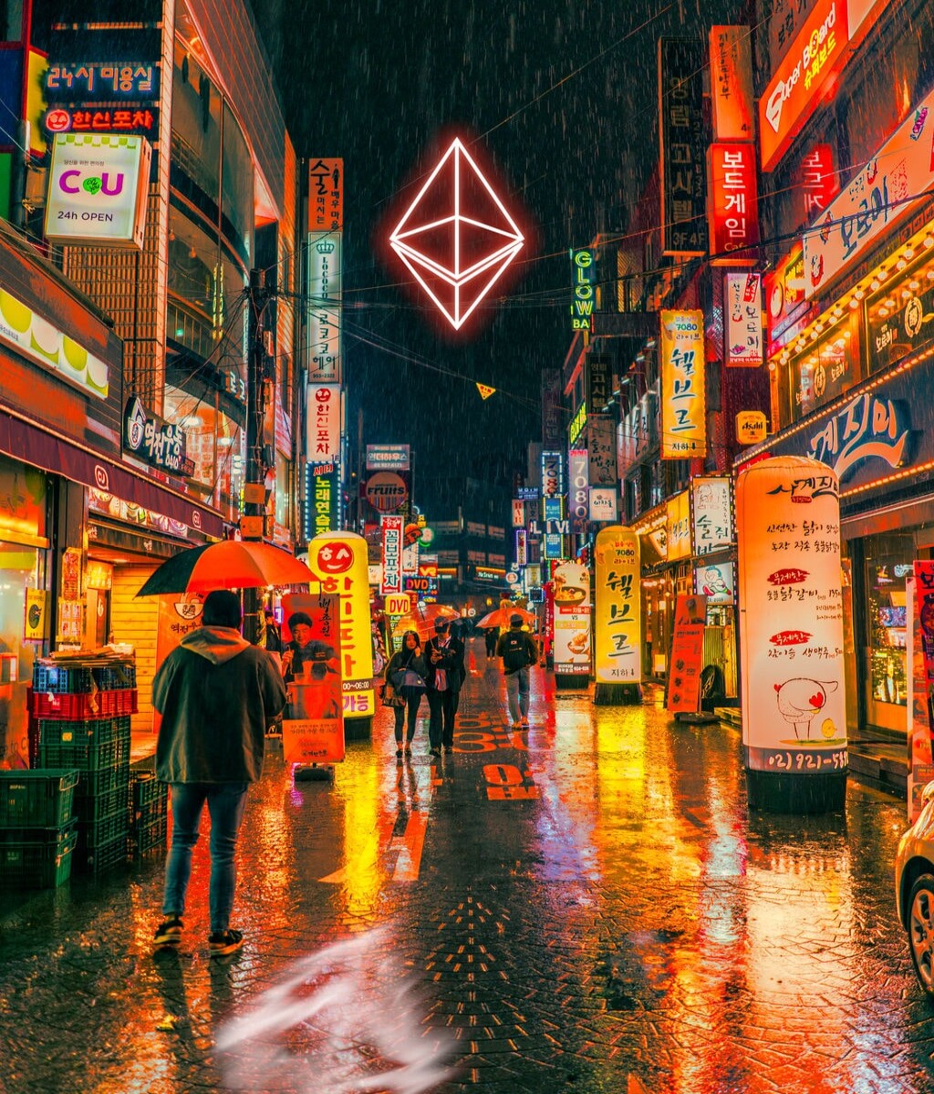Neo Neon Ethereum Street