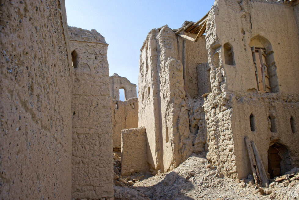 Abandoned old villages in Oman