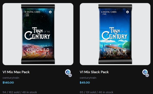 Image of game packs and prices as of 9/22