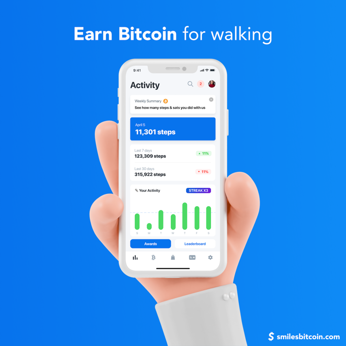 earn Bitcoin stack sats