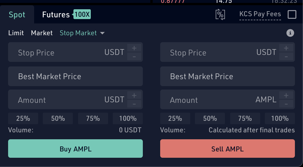 stop market
