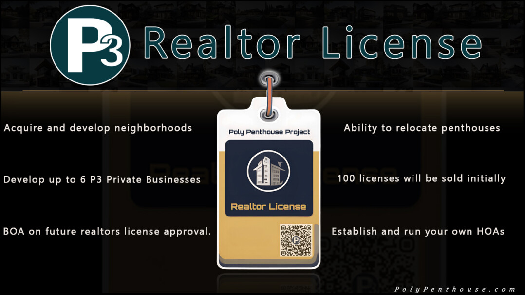 Learn about the Realtor License in the Poly Penthouse Project & how you