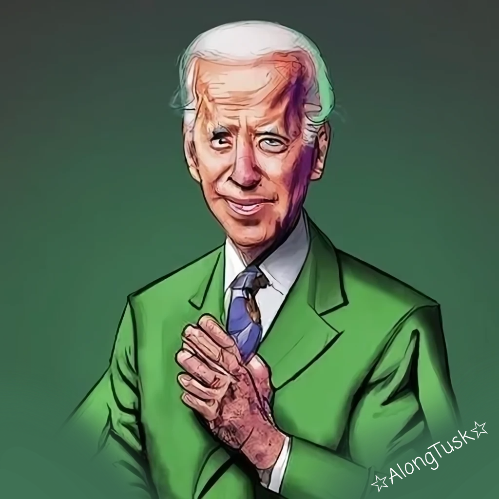 Joe Biden 'Dr Doom Unmasked' by Along Tusk