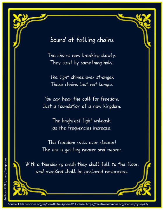 Sound of falling chains