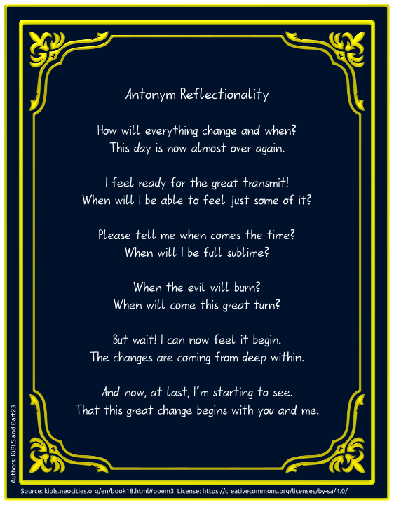 Antonym Reflectionality