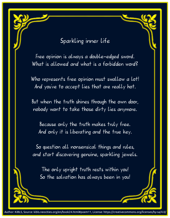 Sparkling inner life