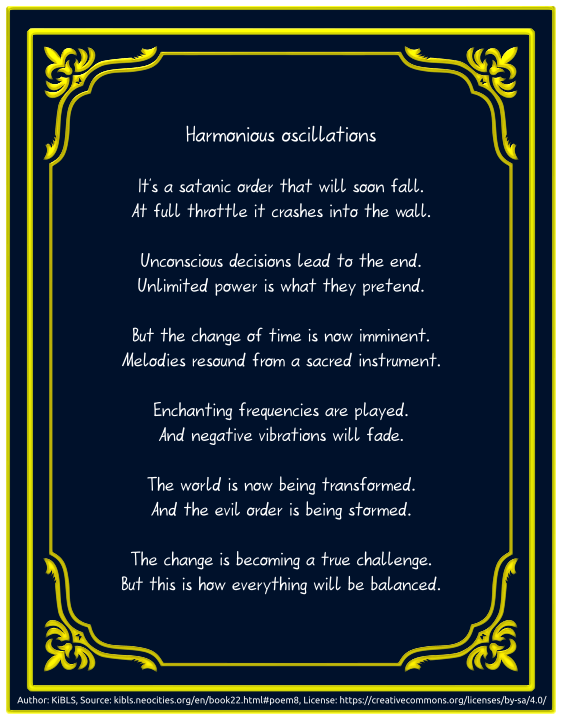 Harmonious oscillations