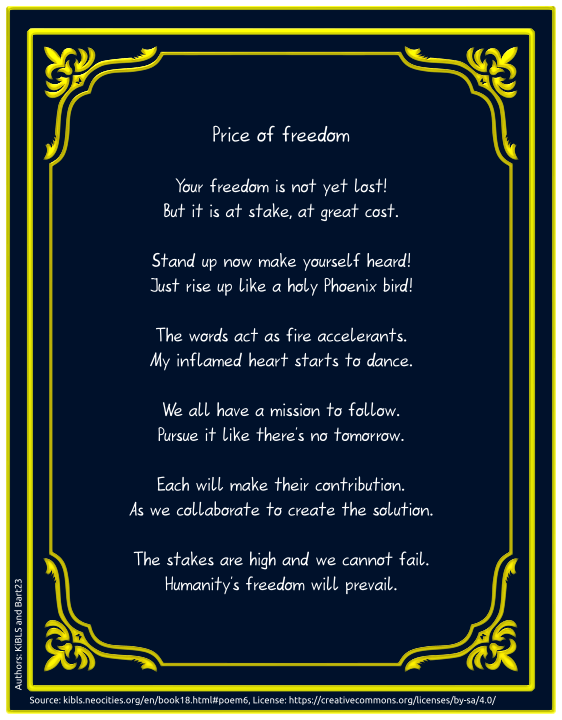 Price of freedom