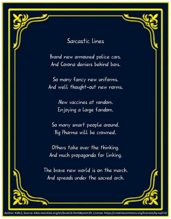 Sarcastic lines