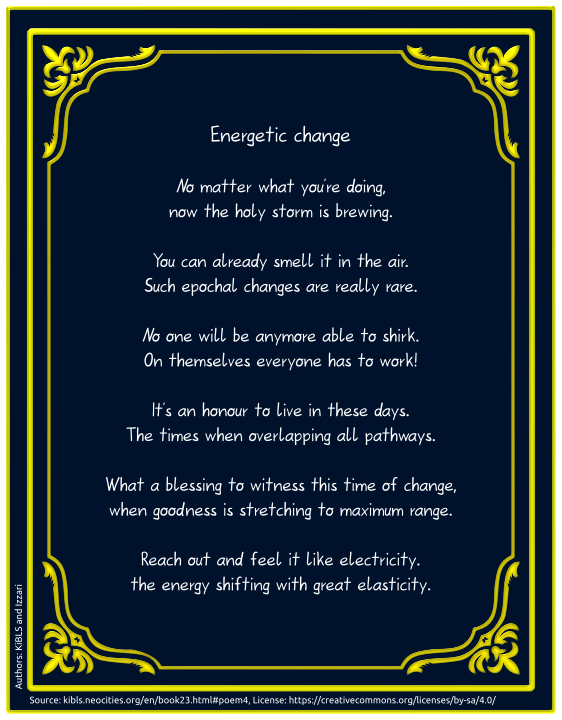 Energetic change