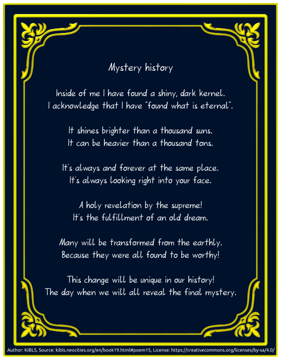Mystery history