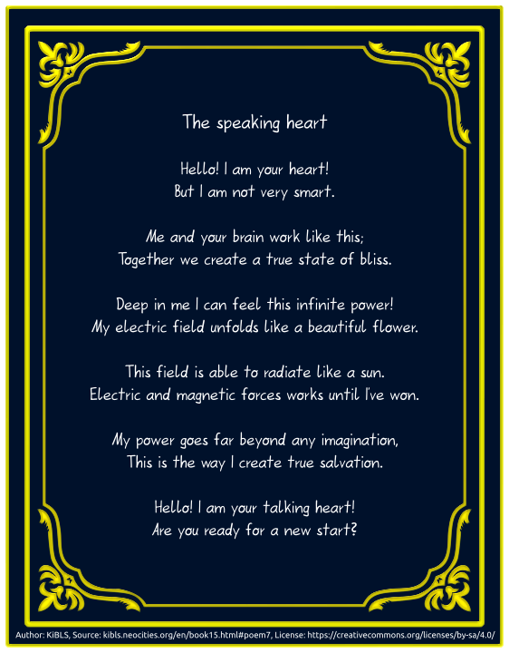 The speaking heart
