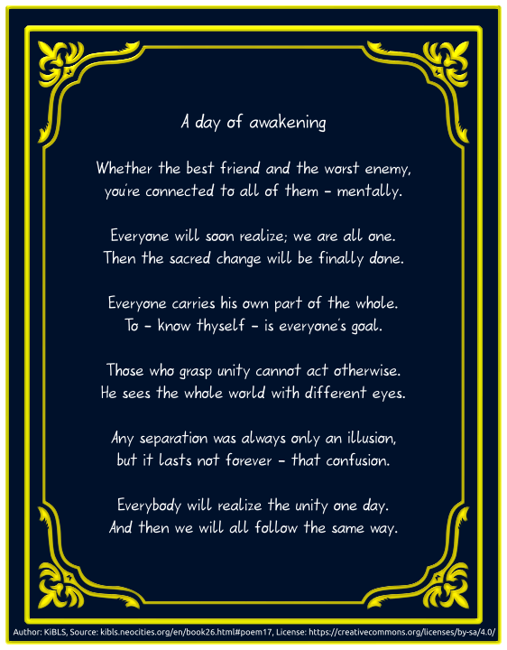 A day of awakening