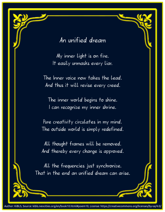 A unified dream
