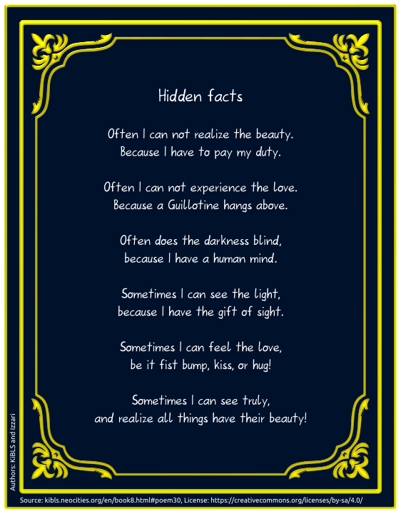 Hidden facts