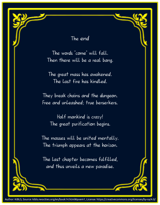 The end
