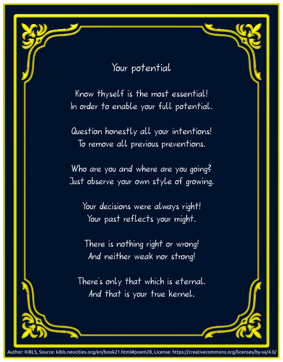 Your potential