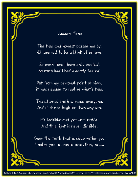 Illusory time