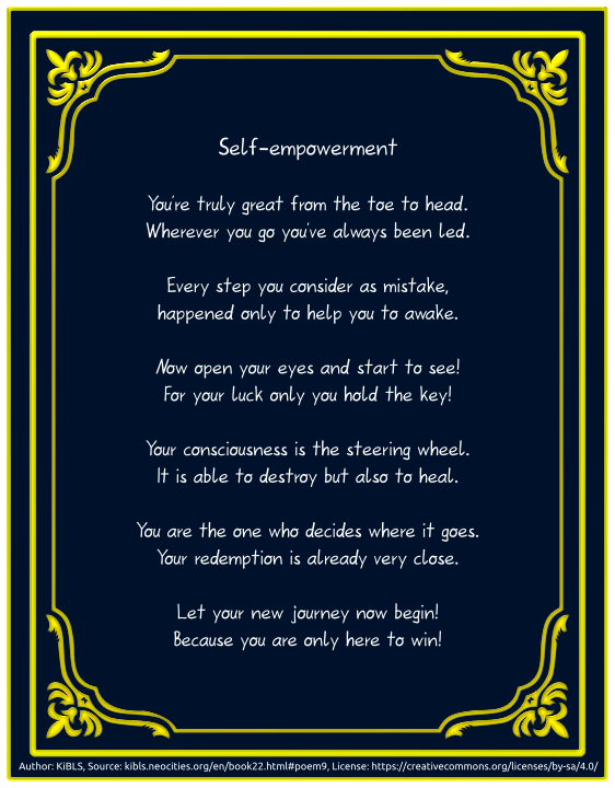 Self-empowerment