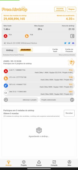 Mining app
