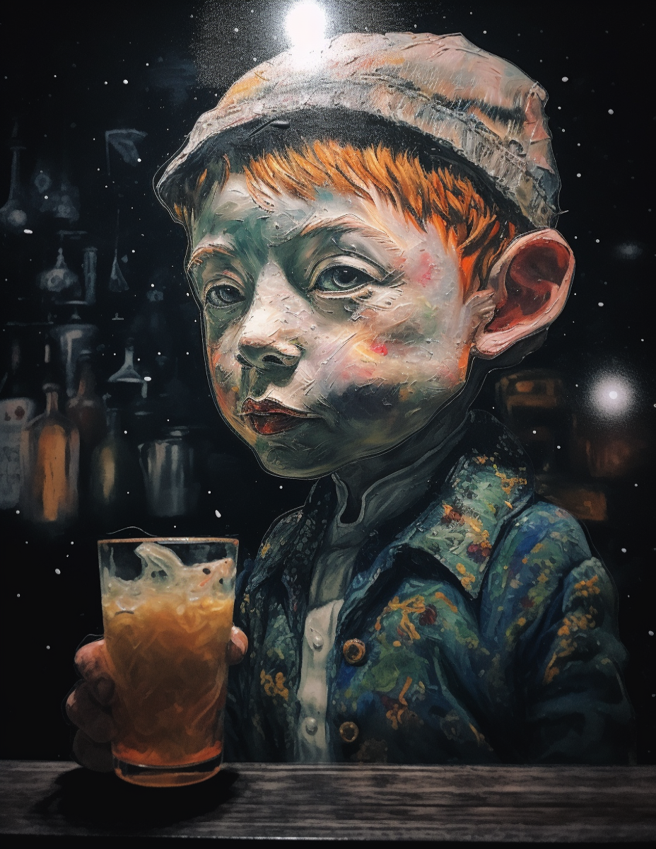 Boy at the bar by otticcreative