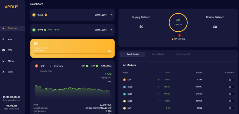 Venus Protocol site