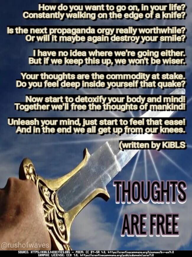 Thoughts are free