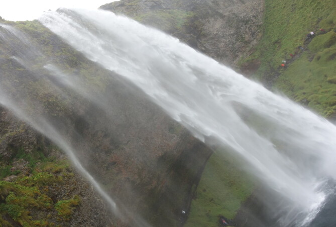 Waterfall in Iceland