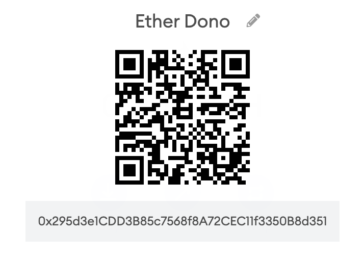 ether dono wallet