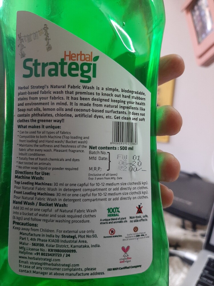 organic wash, ecofriendly, chemical free