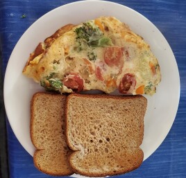Faux omelet