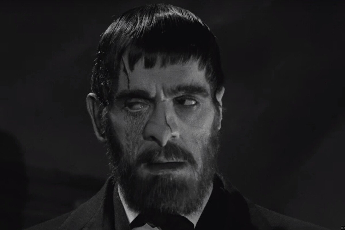 Boris Karloff as the butler