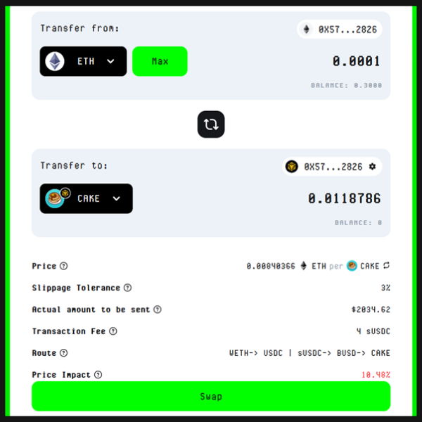 Swap coins