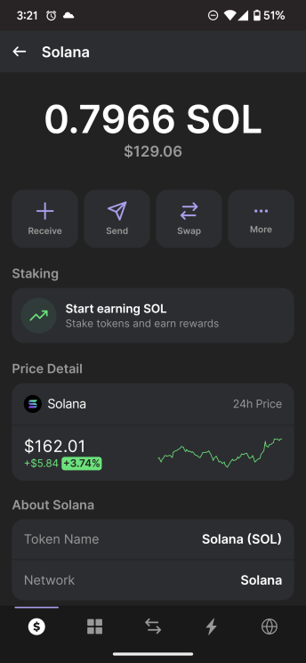0.7966 SOL - Phantom Wallet