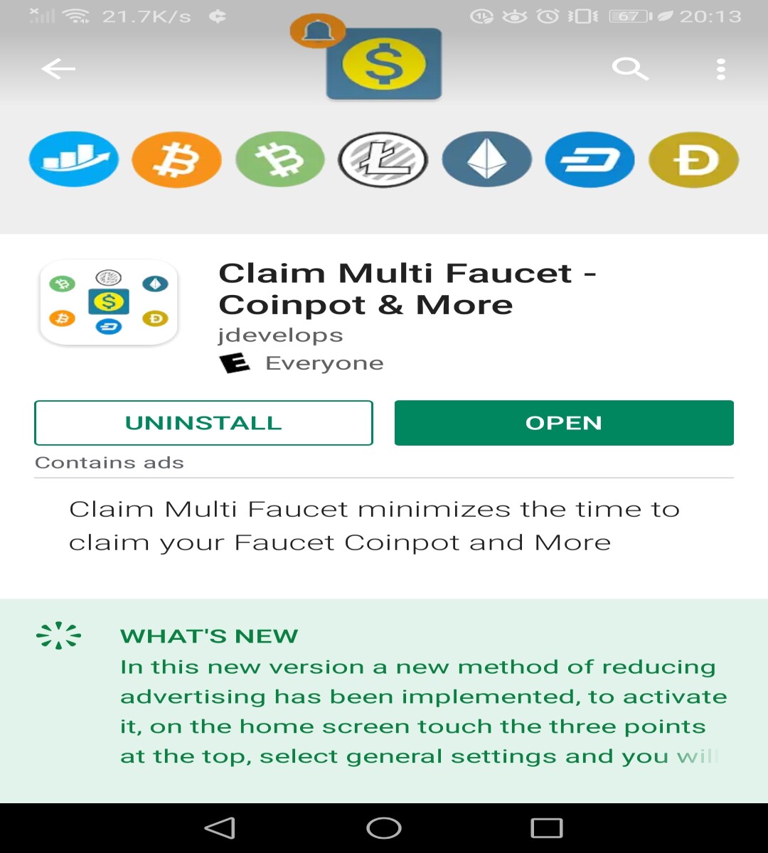 Claim Multi Faucet