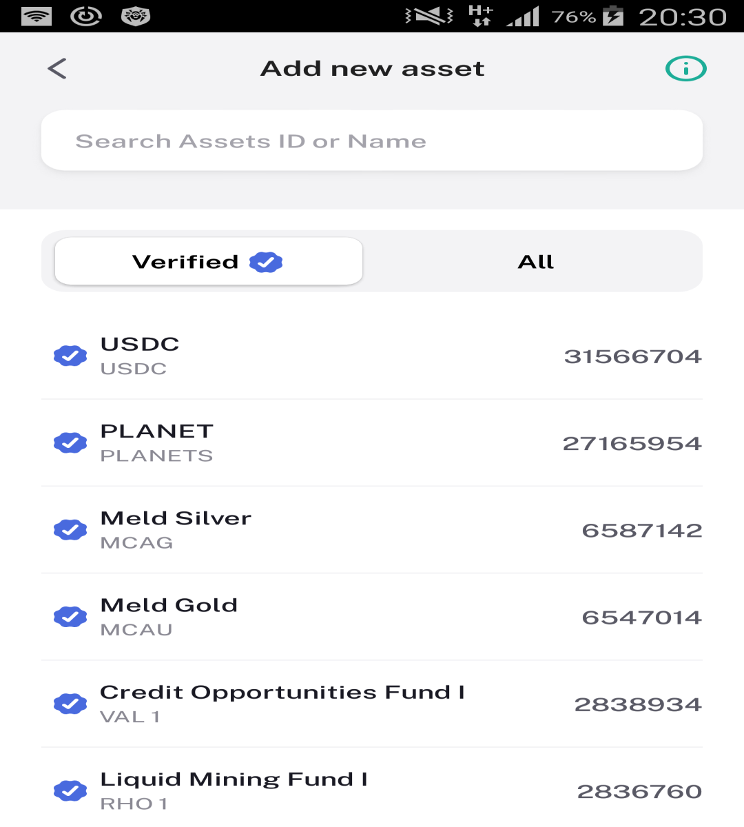 Algorand Wallet 3