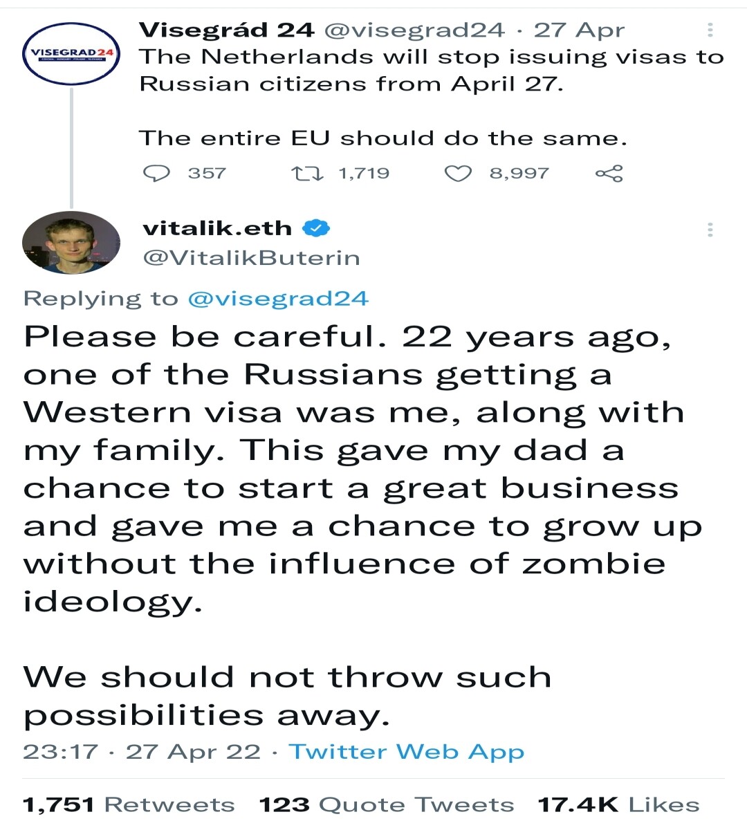 Tweet screen shot