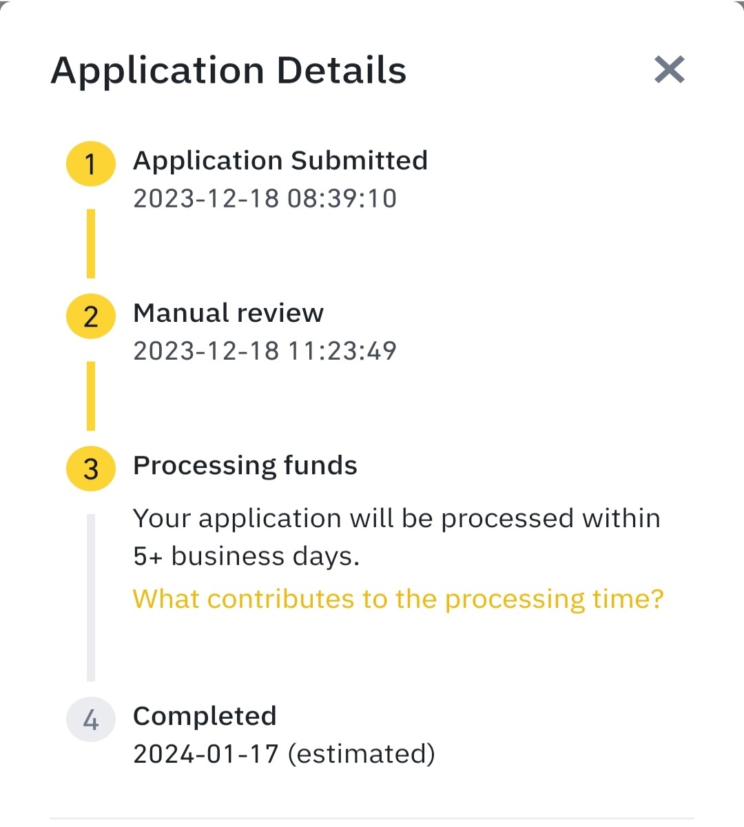 Application for missing deposits at Binance exchange