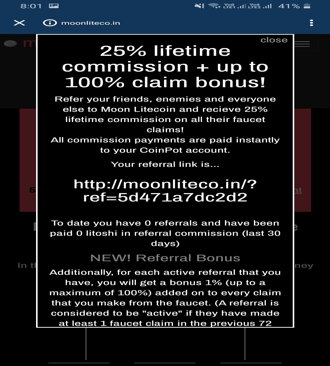 Litecoin faucet