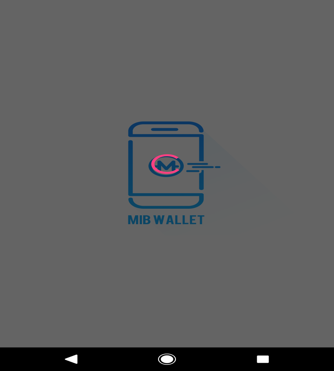 MIB Wallet Load Screen Android