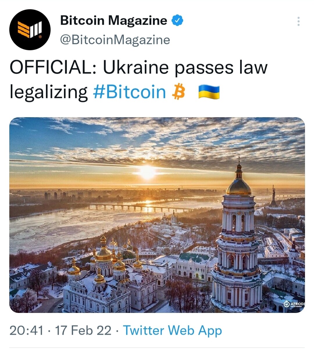 screenshot from twitter