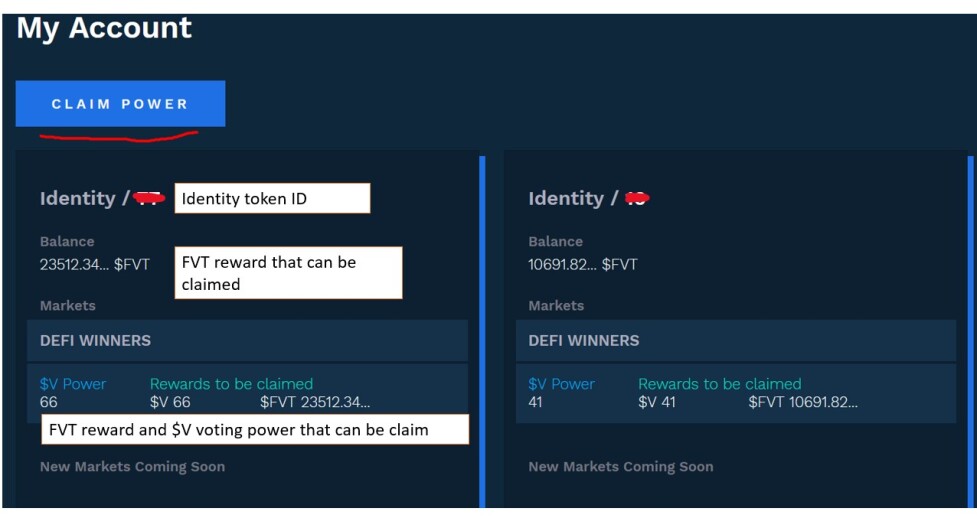 account page