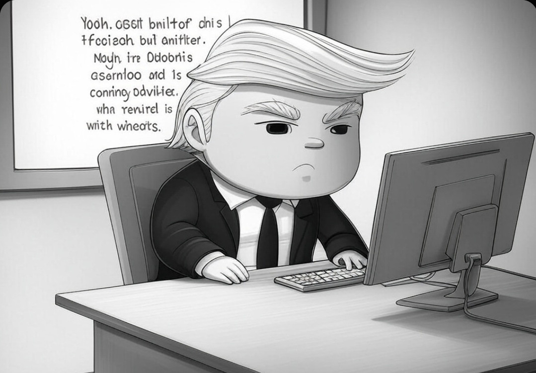 Trump tweeting