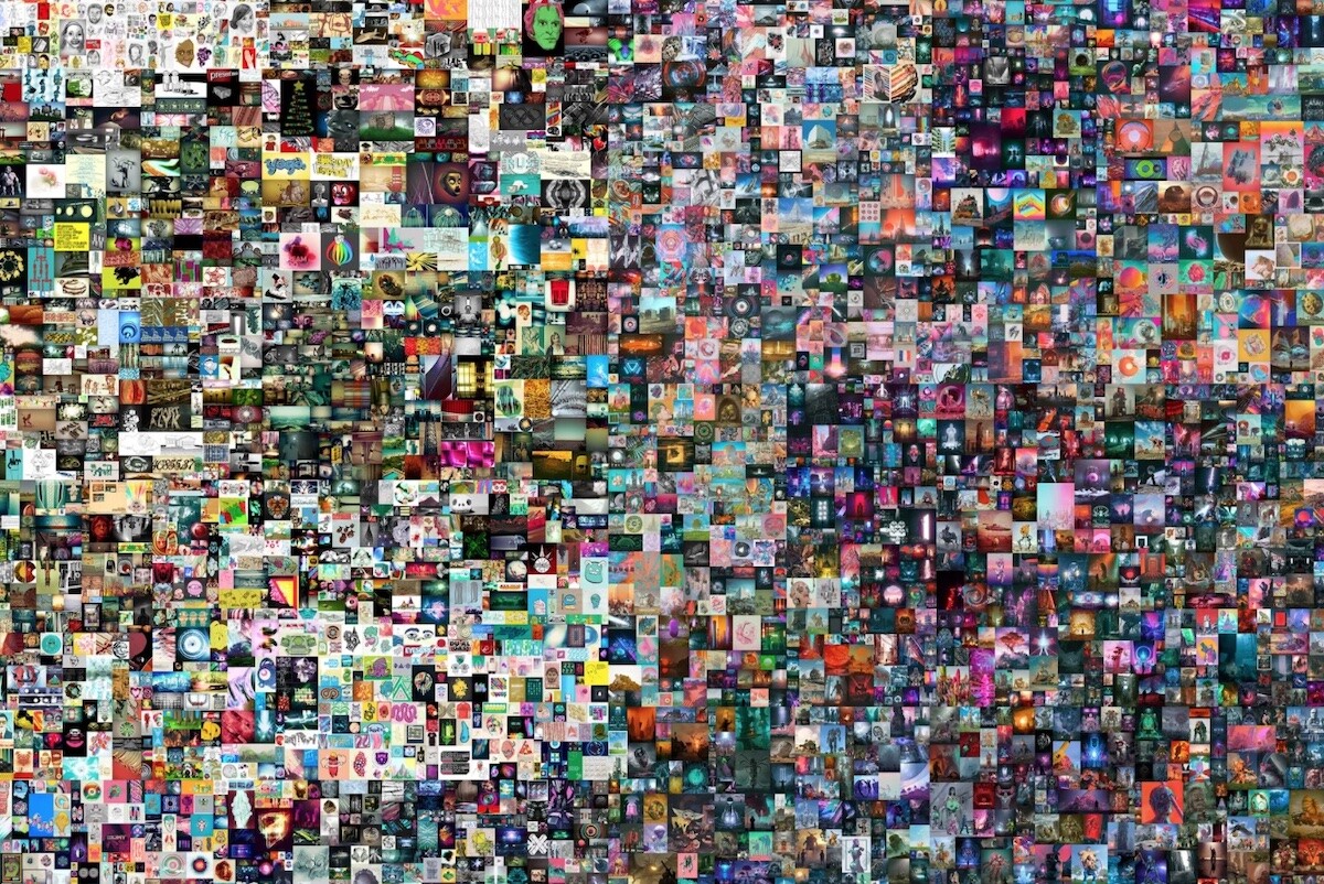 Everydays: The First 5000 Days by the Beeple is sold as an NFT